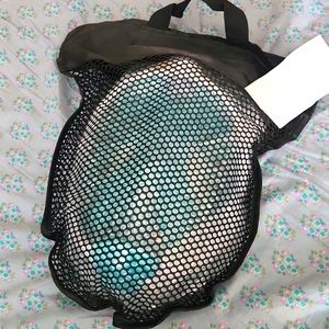 Green kids full face snorkel mask